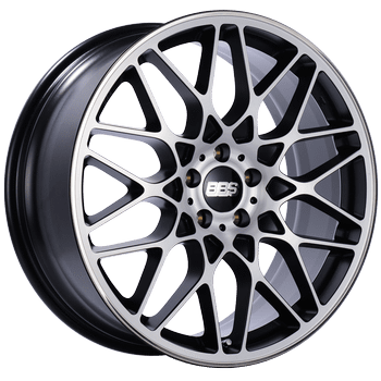 BBS RX-R Series 5x112 19x9.5" +40mm Offset Black Machined Wheels
