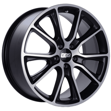 BBS SV Series 5x120 19x8.5" +38mm Offset Black Machined Wheels