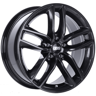 BBS SX Series 5x114.3 18x8.0" +40mm Offset Crystal Black Wheels