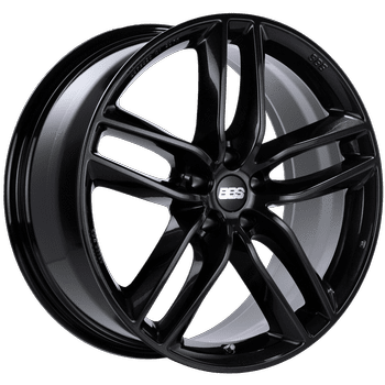 BBS SX Series 5x120 20x9.0" +42mm Offset Crystal Black Wheels