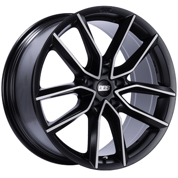 BBS XA Series 5x120 20" Black Diamond-Cut Wheels