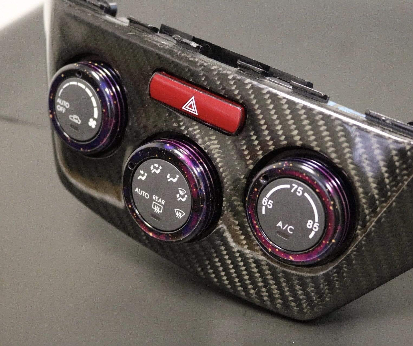Billetworkz Climate Control Knobs Purple Cosmis Space WRX/STI 2008-2014