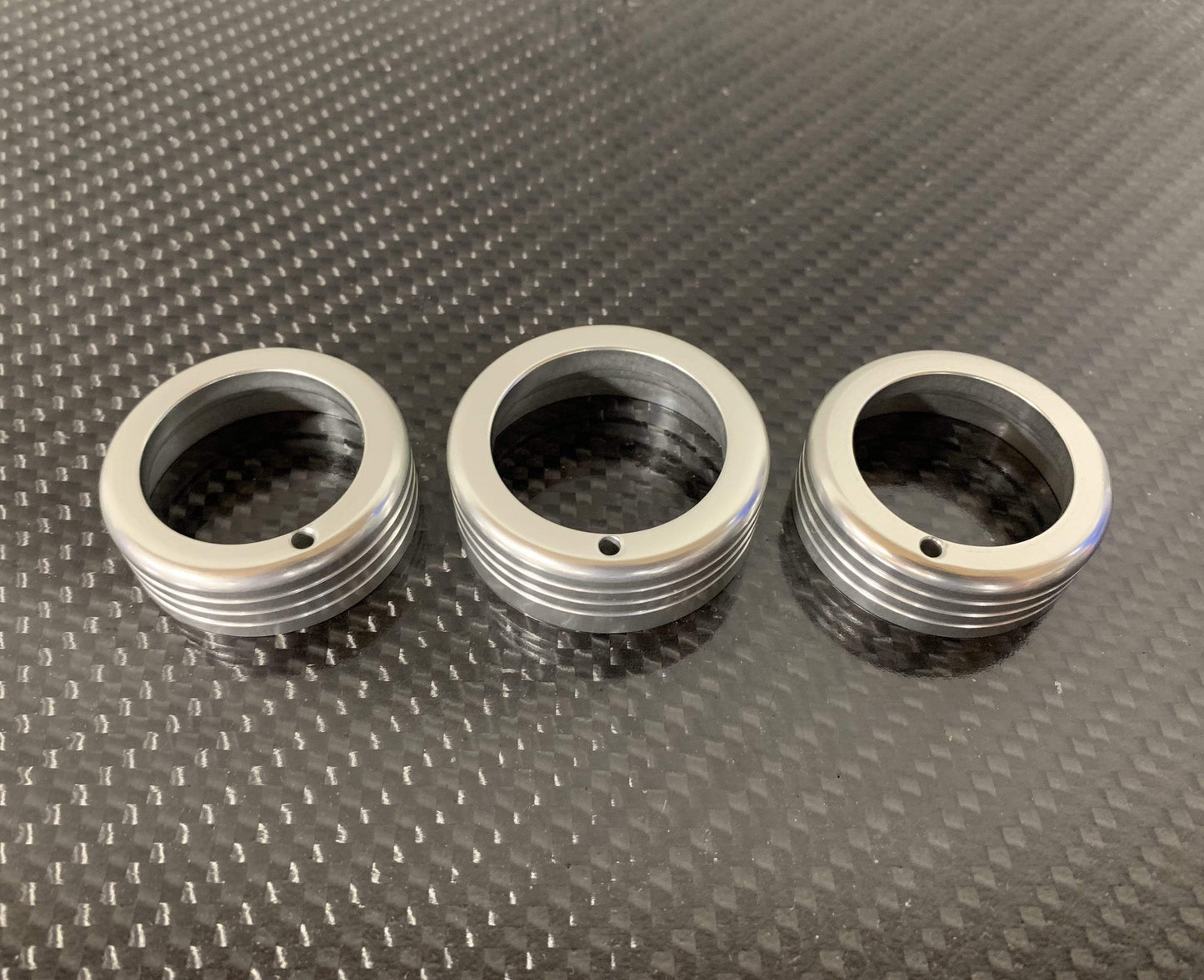 Billetworkz Climate Control Knobs Silver WRX/STI 2008-2014