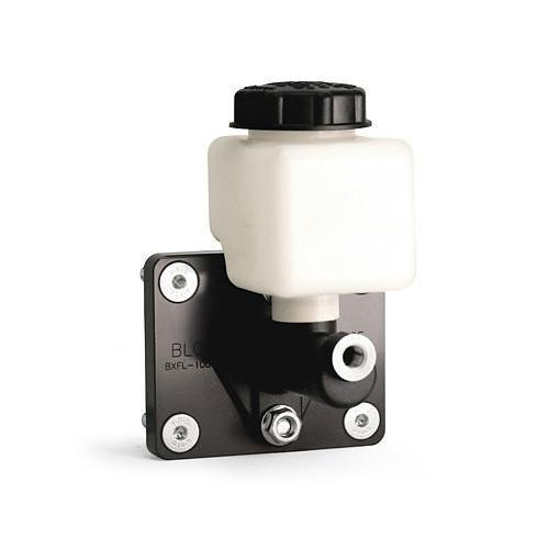 BLOX Racing Black Brake Booster Elimi-Plate - Universal