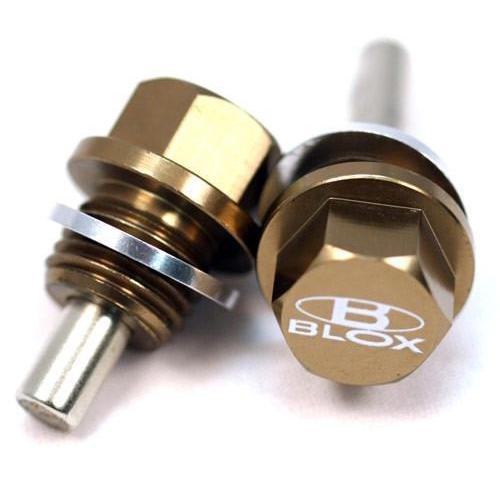 Blox Racing Magnetic Drain Plug M12 x 1.25 Black - Universal