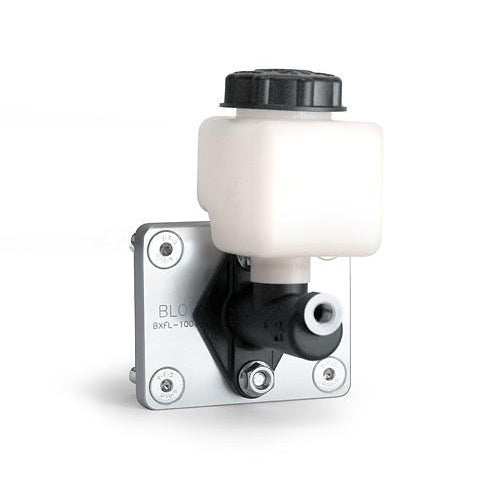 BLOX Racing Silver Brake Booster Elimi-Plate - Universal