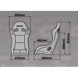 Bride Cusco Zeta III Plus FRP Silver Shell / Black Seat - Universal