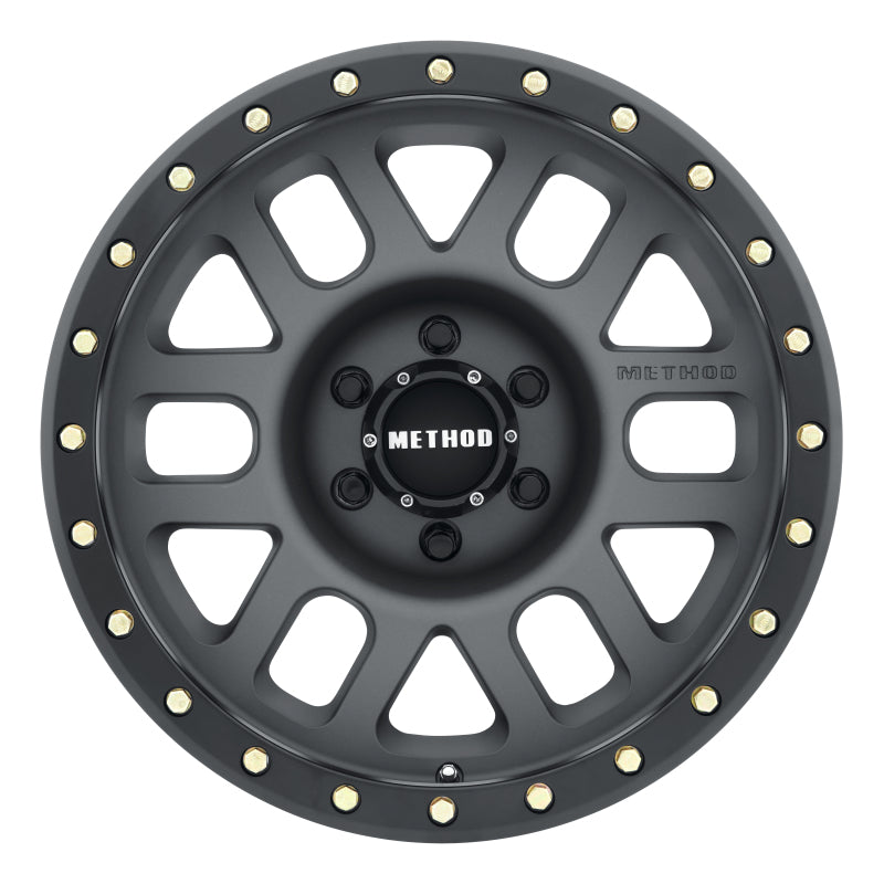 Method MR309 Grid 18x9 +18mm Offset 6x5.5 108mm CB Titanium/Black Street Loc Wheel