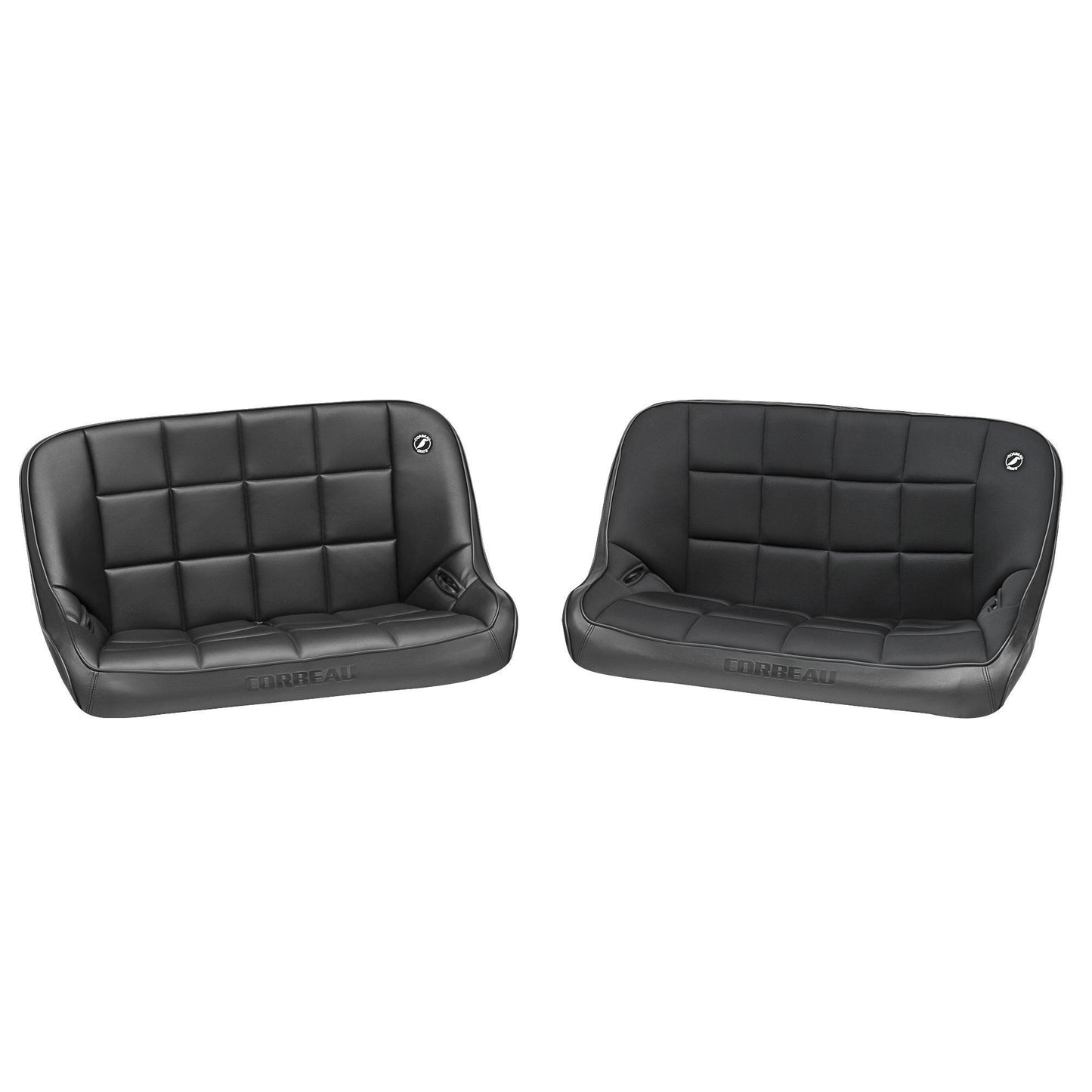 Corbeau Baja Bench Seat 42in Black Vinyl - Universal