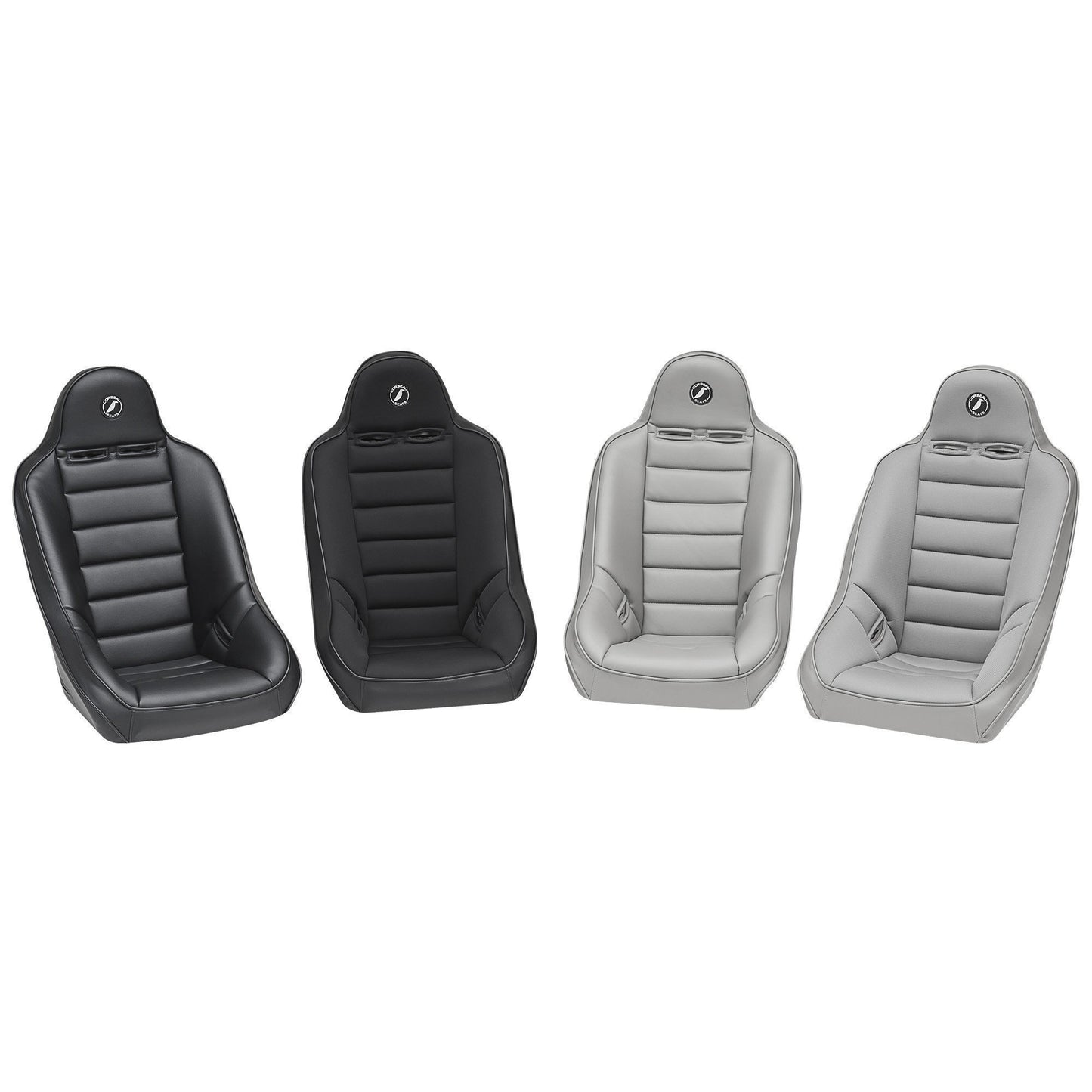 Corbeau Baja Ultra Seat Black Vinyl / Cloth - Universal