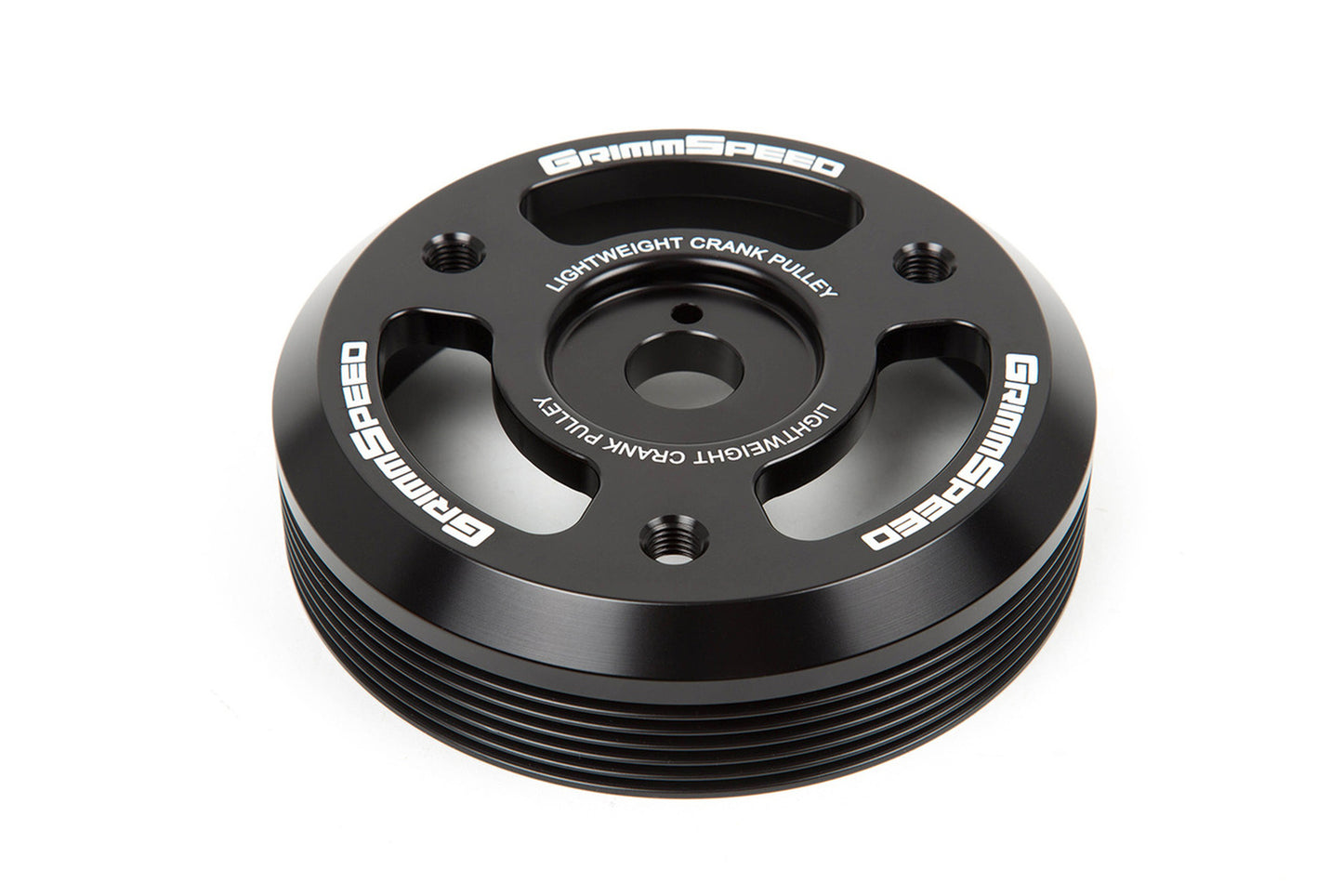 Grimmspeed 15-18* WRX Lightweight Crank Pulley - Black Also Fits BRZ 2013-2019 | 095023