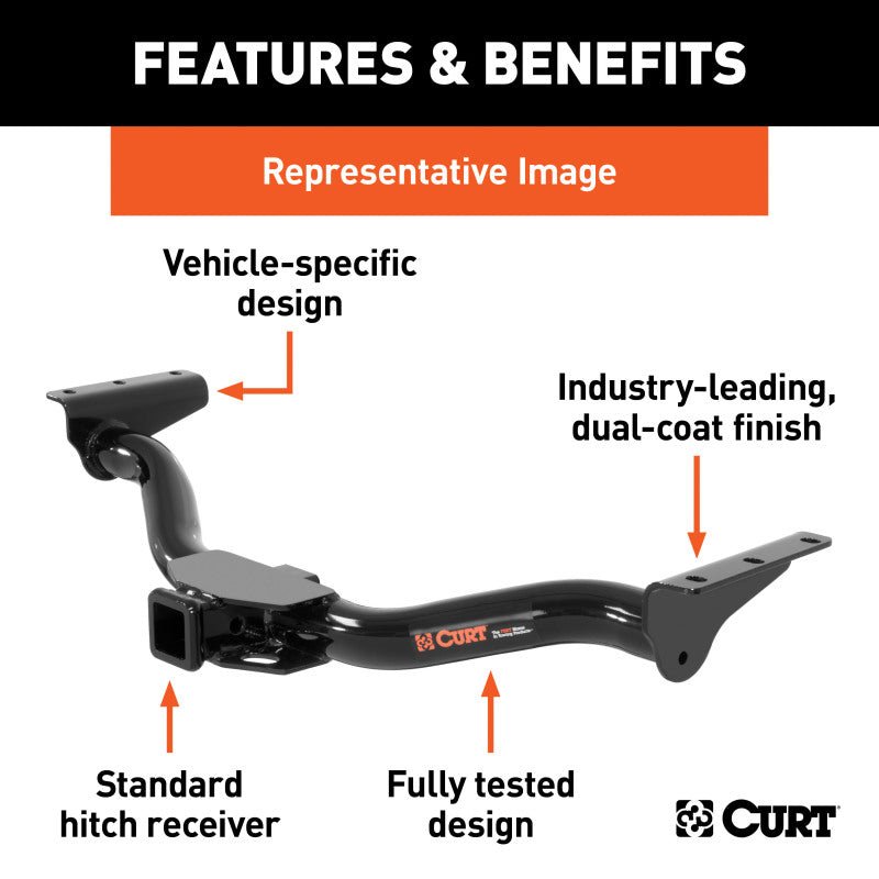Curt 2020 Subaru Forester Concealed - JDMuscleNon - Categorizedcur13459