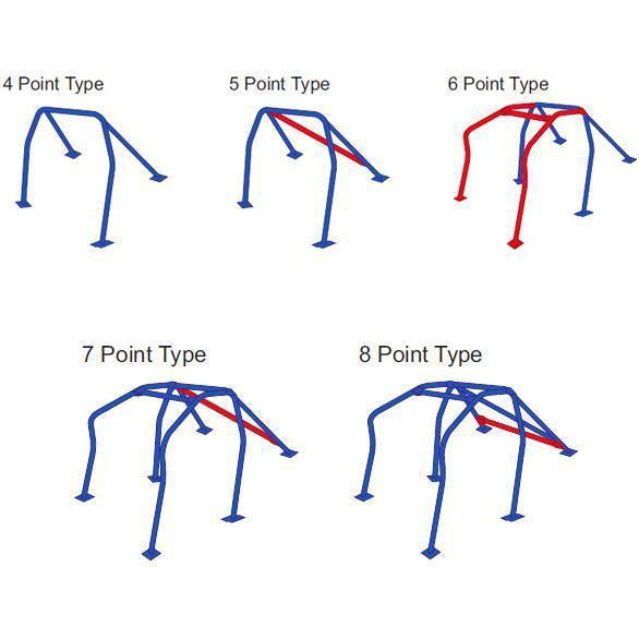 Cusco 8-point Dash Escape Roll Cage WRX/STI 2002-2007