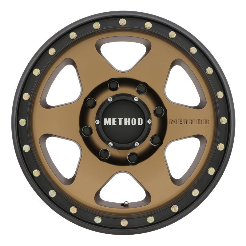 Method MR310 Con6 17x8.5 0mm Offset 8x6.5 130.81mm CB Method Bronze/Black Street Loc Wheel