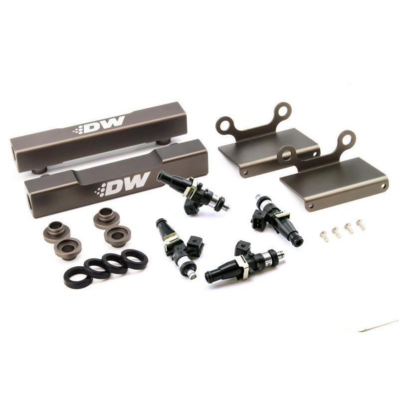 DeatschWerks Side Feed to Top Feed Fuel Rail Conv Kit w/ 1500cc Injectors STI 2004-2006 / Legacy GT 2005-2006
