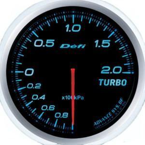 Defi Advance BF Blue 60mm 2 Bar Boost Gauge | Metric - Universal | DF09903