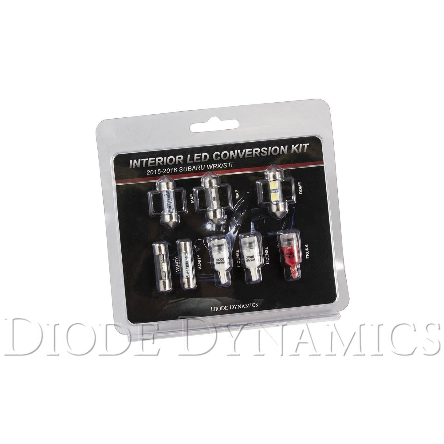 Diode Dynamics 15-2019 WRX Interior Light Kit Stage 1 Red