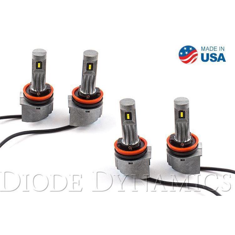 Diode Dynamics H11 SLF LED Yellow Set of 4