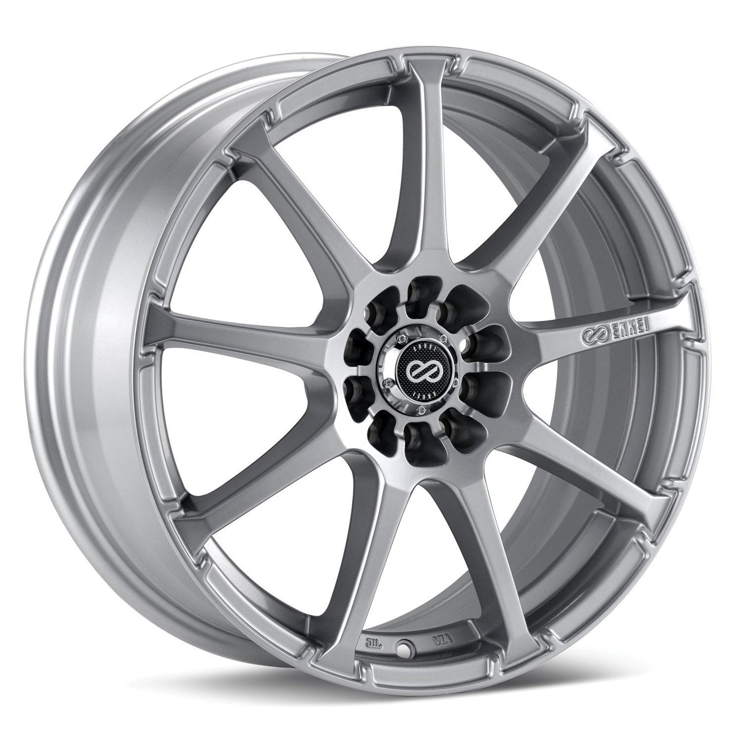 Enkei EDR9 17x8 +45mm 5x112/114.3 72.6 - Silver Paint | 441-780-2645SP