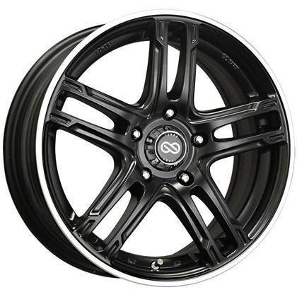 Enkei FD-05 18x7.5 +45mm 5x114.3 72.6 - Black Mach | 434-875-6545BKM