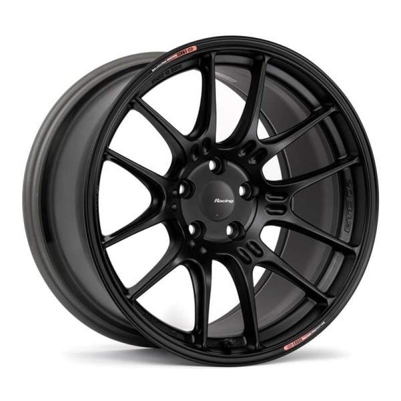Enkei GTC02 19x8.5 5x112 27mm Offset 66.5mm Bore Matte Black Wheel - JDMuscleNon - Categorizedenk534-985-4427BK