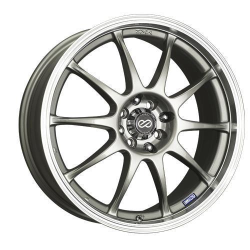 Enkei J10 17x7 +38mm 5X108/115 72.6 - Silver Paint | 409-770-03SP