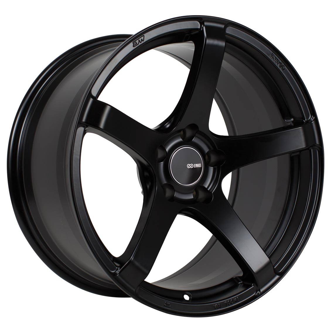 Enkei KOJIN 18x8 +40mm 5x114.3 72.6 - Black Paint | 476-880-6540BK - JDMuscleWheelsenk476-880-6540BK18x8+40mm5x114.3