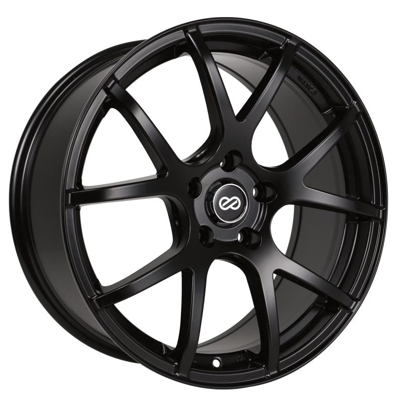 Enkei M52 16x7 45mm Offset 5x114.3 Bolt Pattern 72.6mm Bore Dia Matte Black Wheel - JDMuscleNon - Categorizedenk480-670-6545BK