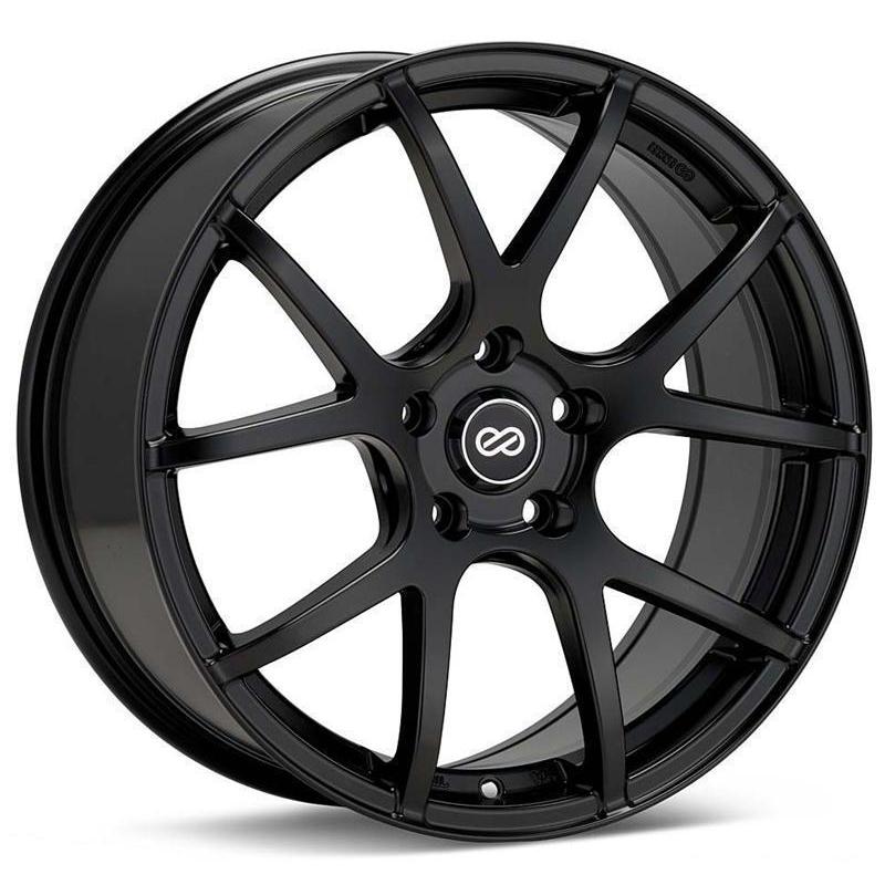 Enkei M52 17x7.5 +45mm 5x100 72.6 - Black Paint | 480-775-8045BK