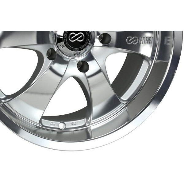 Enkei M6 20x9 +10mm 6x139.7 108.5 - Silver Mach | 482-290-8410MF
