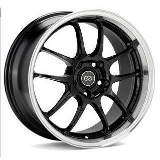 Enkei PF01 17x8 +50mm 5x114.3 75 - Black Mach | 460-780-6550BKM