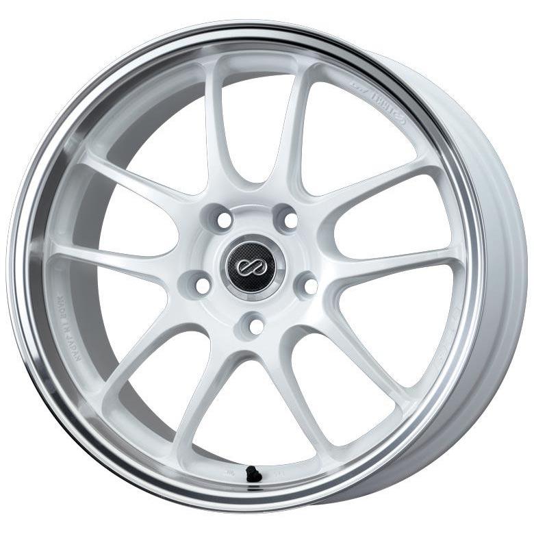 Enkei PF01 17x9 +48mm 5x114.3 75 - White Machined | 460-790-6548WM