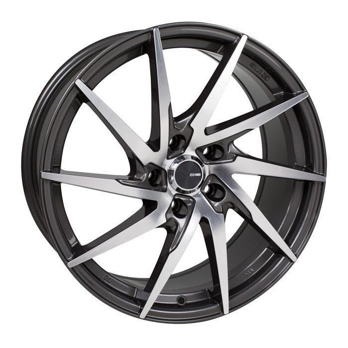 Enkei PW10 18x8 +40mm 5x114.3 72.6 - Gunmetal Machined | 500-880-6540GMM