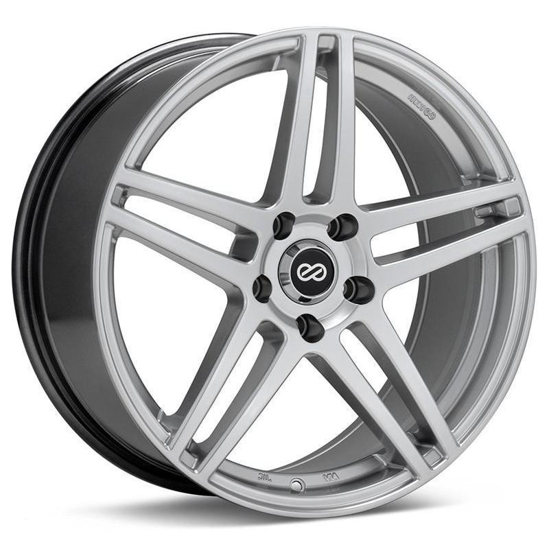 Enkei RSF5 18x8 +40mm 5x100 72.6 - Hyper Silver | 479-880-8040HS
