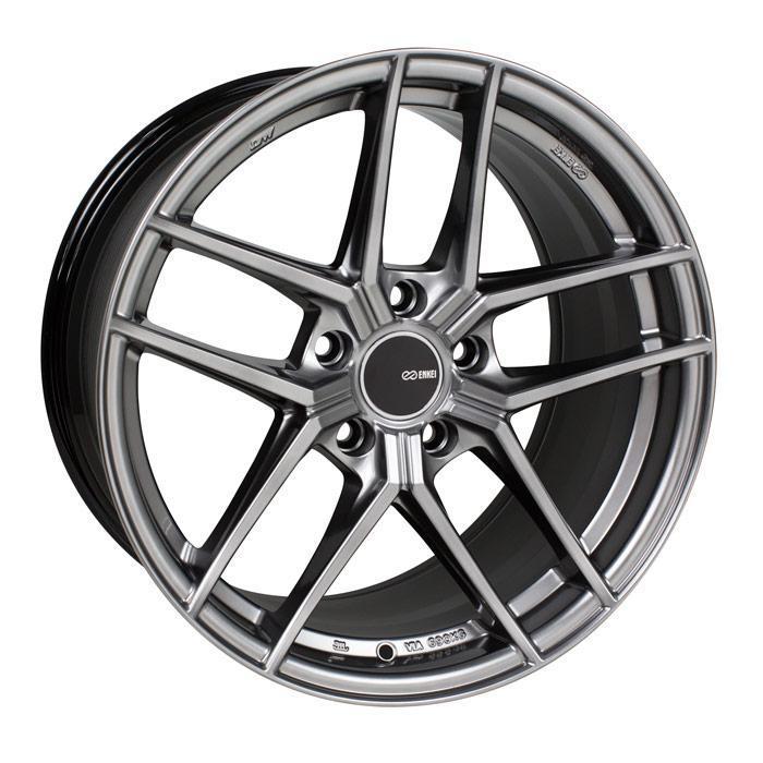 Enkei TY5 18x8 +50mm 5x114.3 72.6 - Hyper Silver | 498-880-6550HS