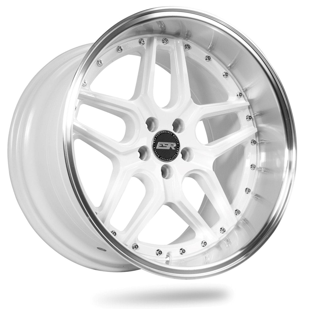 ESR Wheels *NEW* CS15 Gloss White - JDMuscleWheels88550030 CS15WHT-ML18x8.5 +30 5x100 72.56