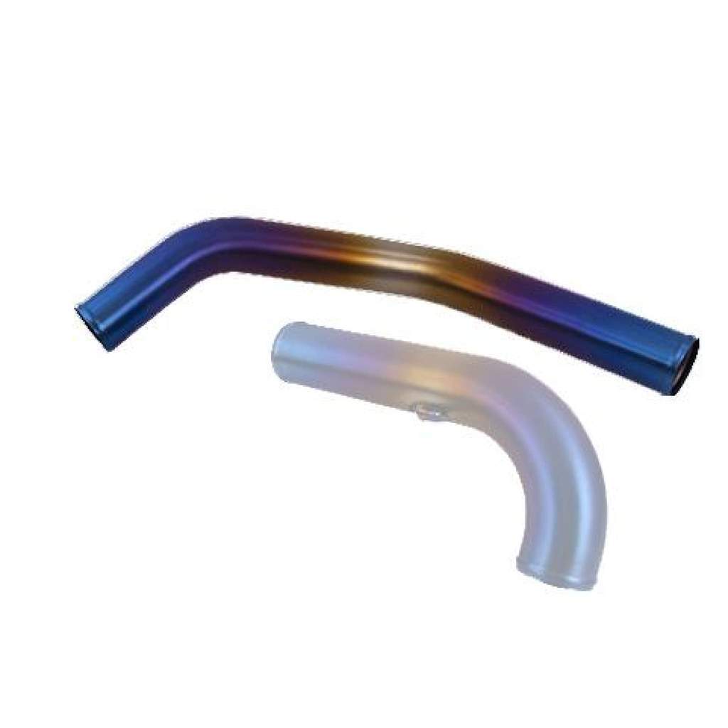 ETS Rear Upper Intercooler Pipe | 2008-2015 Mitsubishi Evo X | 100-10-ICP-006 - JDMuscleIntercooler Piping KitsETS100-10-ICP-006Wrinkle Black