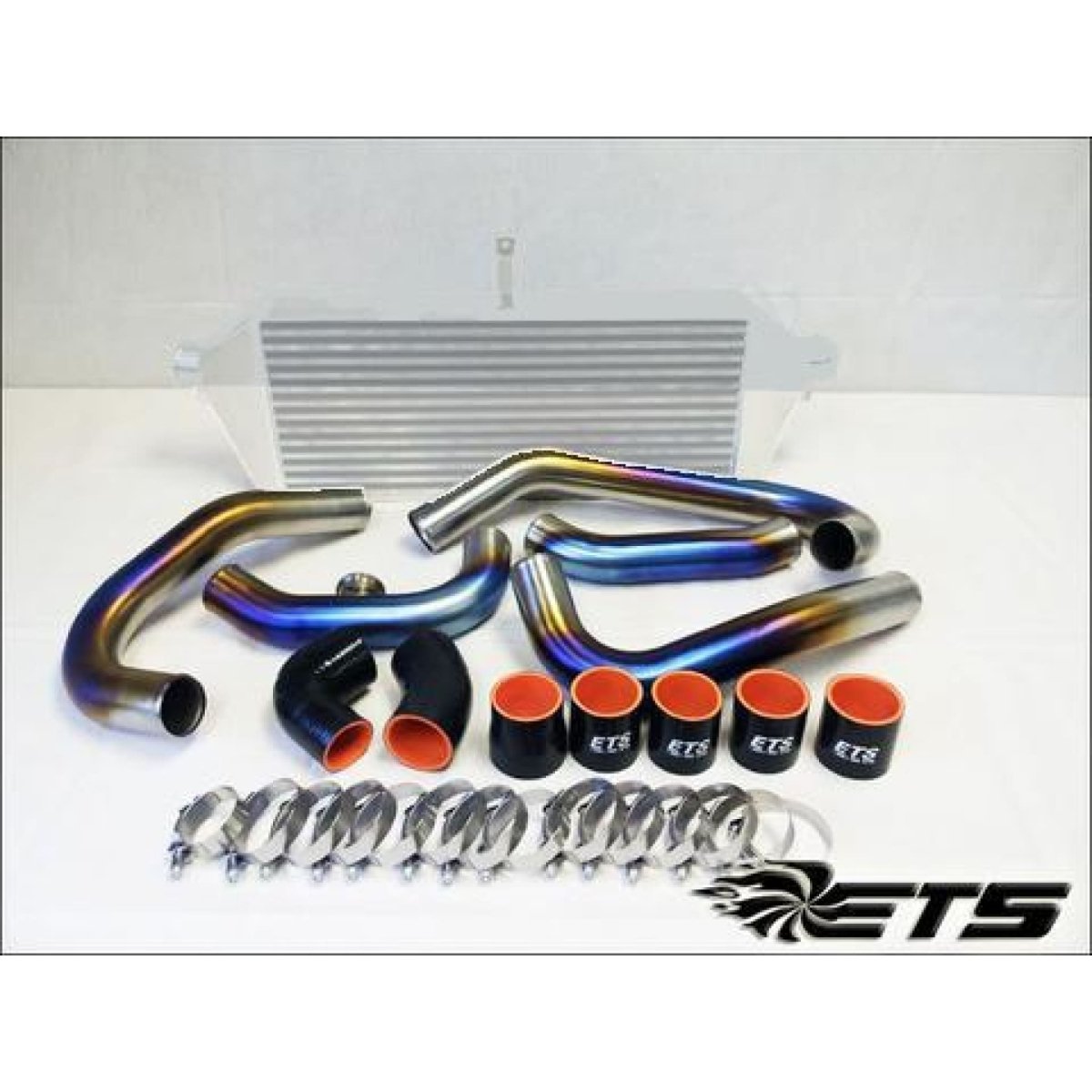 ETS Subaru STI 2015+ Stock Turbo Piping Kit Titanium - JDMuscleSubaru STI 15+ETS200-30-ICP-013BurnedStock BOVIncludes Bung/Plug