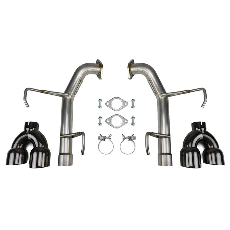 FactionFab 11-14 WRX/STI Sedan Axle Back Exhaust Black Tip | 1.10111.3 - JDMuscleAxle Back ExhaustsFFA1.10111.3