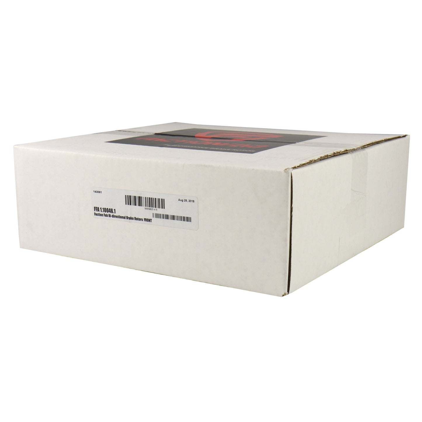 FactionFab Swept Slot Bi-Directional Brake Rotor Pair Rear WRX 15-2020 | 1.10046.1-G