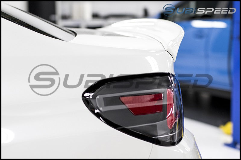 OLM HIGH POINT DUCKBILL TRUNK SPOILER CRYSTAL WHITE PEARL 15-21 Subaru WRX & STI | A.70026.1-K1X
