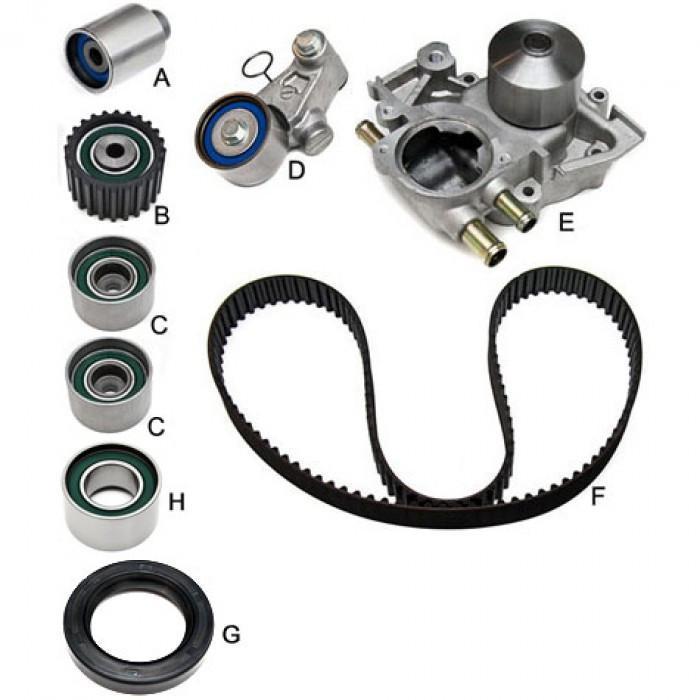 Gates Timing Belt Kit w/ Water Pump 2008-2013 Forester XT / 2008-2014 WRX | TCKWP328C