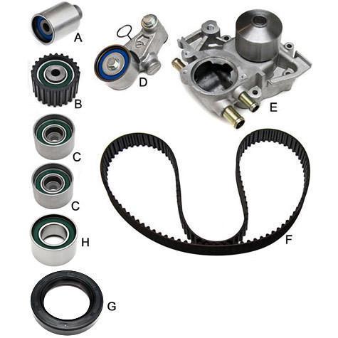 Gates Timing Belt Kit w/ Water Pump WRX 2002-2003 / JDM EJ207 | TCKWP328A