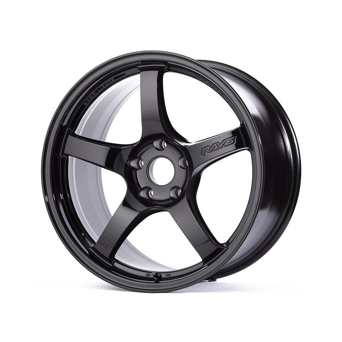 Gram Lights 57CR 19x8.5 +35 5x114.3 Glossy Black Wheel - Universal 