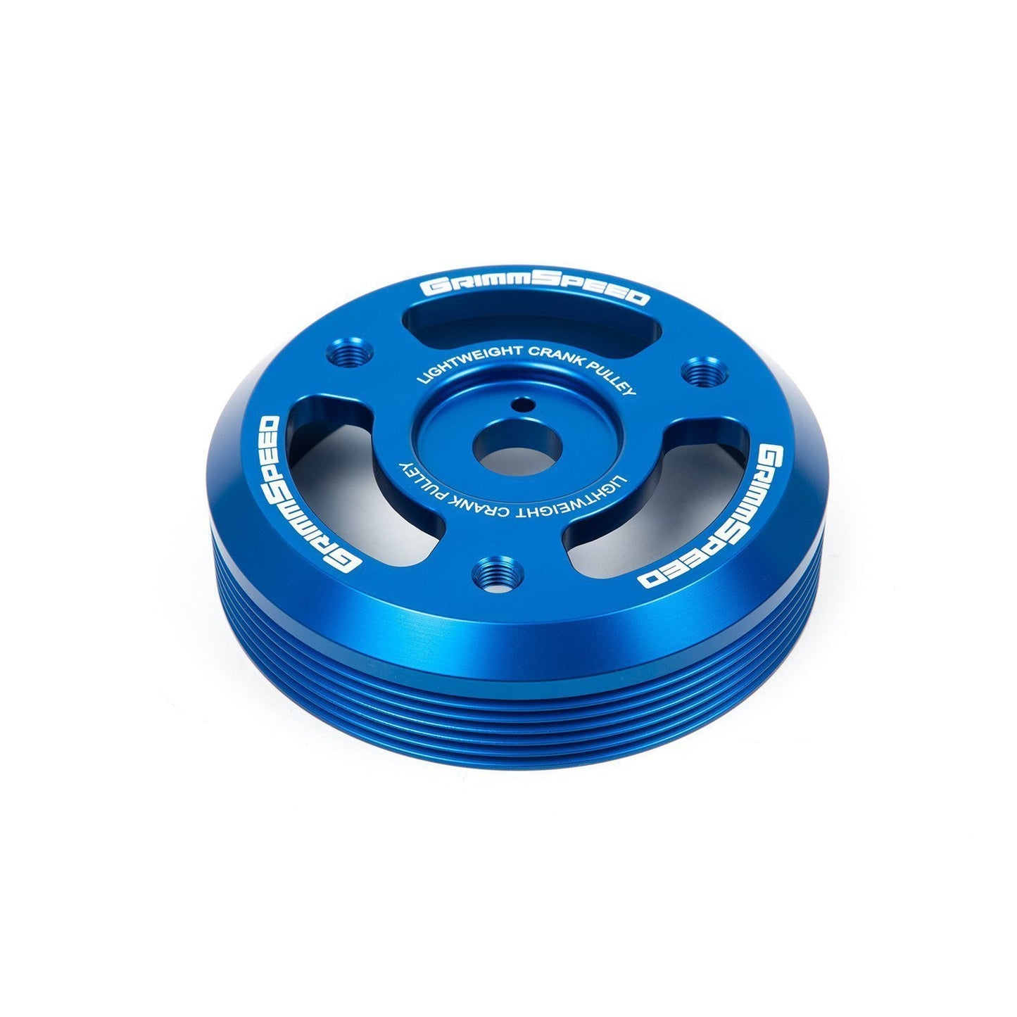 Grimmspeed Lightweight Crank Pulley - Blue WRX / BRZ 2013-2018 | 095022