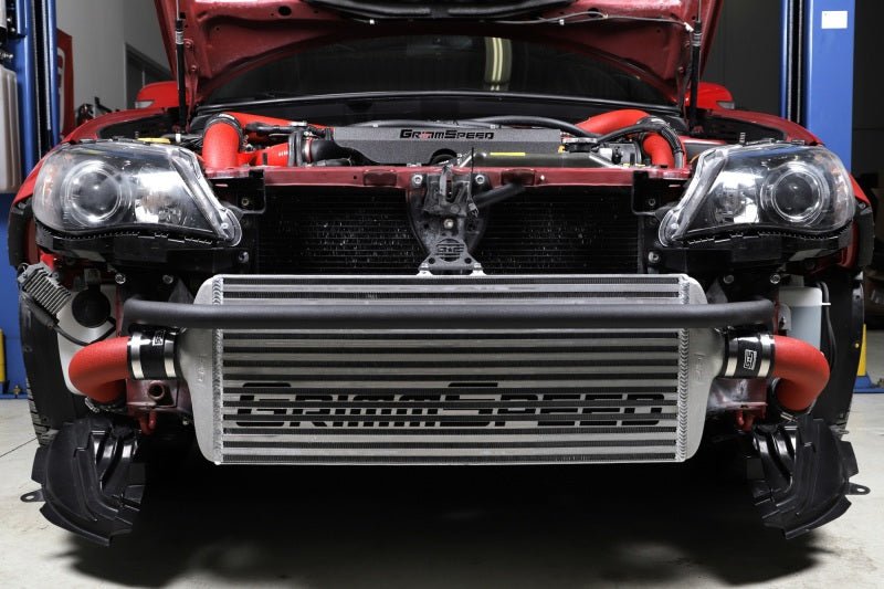 GrimmSpeed Front Mount Intercooler Kit - Red Subaru STI 2008-2014 | 090227 - JDMuscleIntercoolersgrm090227