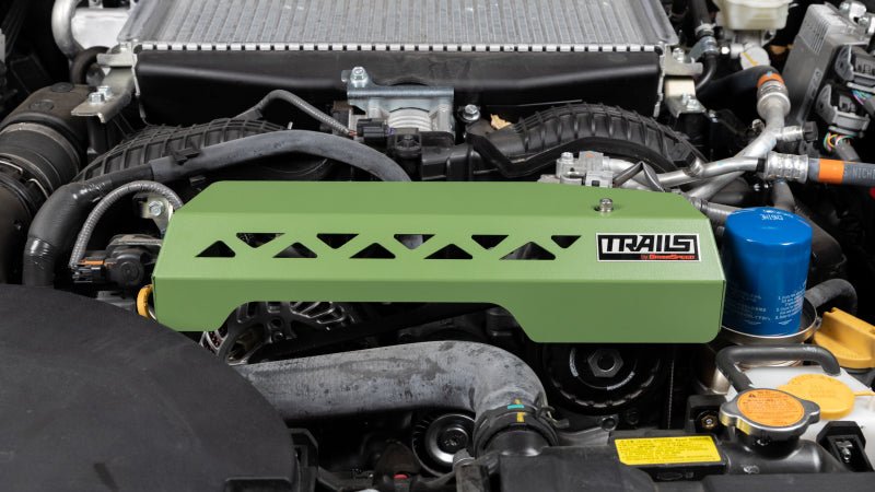 Grimmspeed Trails Pulley Cover Green Subaru Outback XT 2020+ | TBG114019.3 - JDMuscleAlternator CoversgrmTBG114019.3