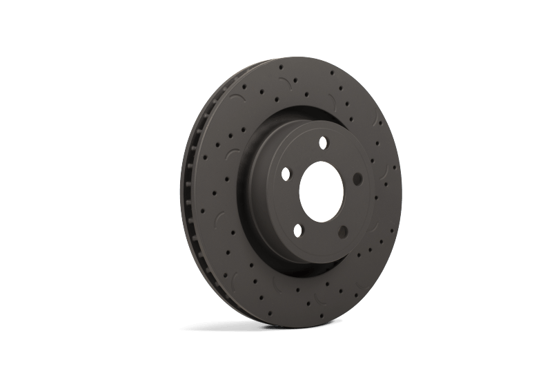 Hawk Talon 2005 Tacoma 5 Lugs Drilled and Slotted Front Brake Rotor Set | HTC4917 - JDMuscleBrake RotorshawkHTC4917