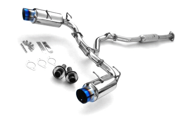 Invidia 13-22 BRZ / 13-16 FRS/ 17-21 GT86 / 2022 GR86 N1 Cat back Exhaust  Burnt Titanium Tips | HS12SSTGTT