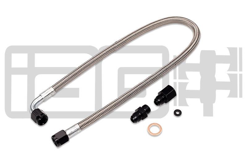 IAG High Pressure Braided Power Steering Line | Rotated Turbo Routing for 2002 - 2007 WRX / 2004 - 2007 STi | IAG - ENG - 5901 - JDMusclePower Steering Lines and FittingsIAG-ENG-5901